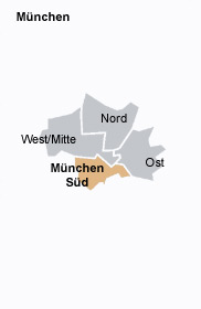 Wahlkreiskarte des Wahlkreises 221