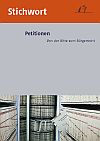 Cover Infobroschüre Stichwort Petitionen