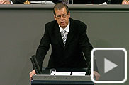 Reinhold Robbe im Plenum, Foto von 2006