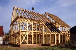 Rohbau eines Hauses