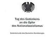 Zum Bestellservice für diese Publikation: Gedenkschrift zur Gedenkstunde am 25. Januar 2008